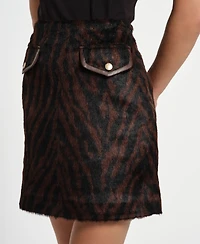 Isaac Mizrahi Women's A-Line Mini Skirt