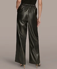 Donna Karan New York Women's Pull On Wide Leg Pants