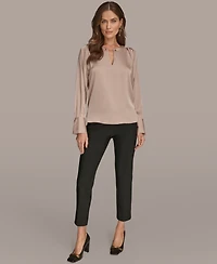 Donna Karan New York Women's Round Neck Top