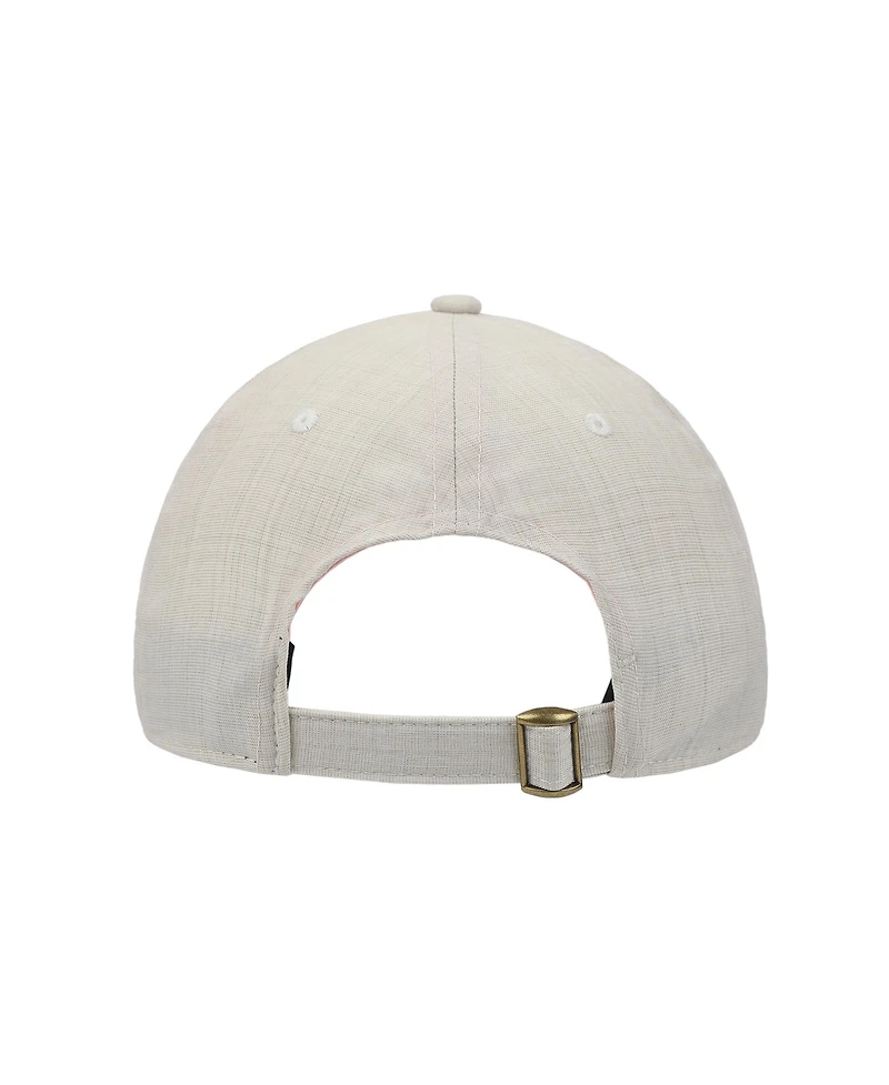 Disney Stitch Embroidered Character & Flowers Women's White & Pink Unstructured Baseball Cap