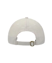 Disney Stitch Embroidered Character & Flowers Women's White & Pink Unstructured Baseball Cap