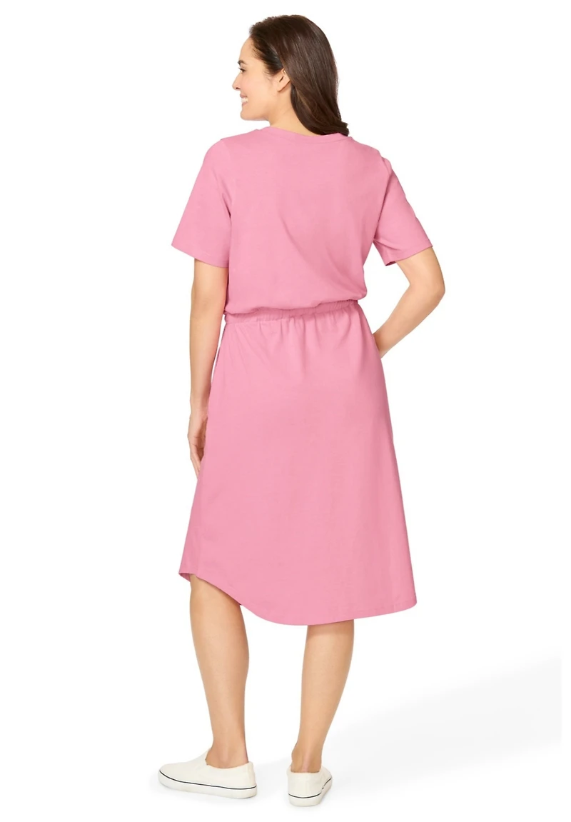 Woman Within Women's Curved Hem Dress