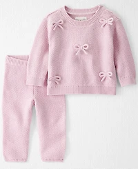 Little Planet by Carter's Baby Girls 2-Piece Bows Sweater and Pants Set
