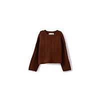 Cotton On Girls Little/Big Cosi Knit Pullover