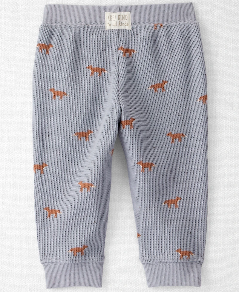 Little Planet by Carter's Baby Boys or Girls 2-Piece Organic Waffle Knit Top and Pant Set