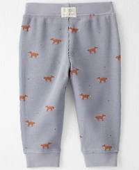 Little Planet by Carter's Baby Boys or Girls 2-Piece Organic Waffle Knit Top and Pant Set