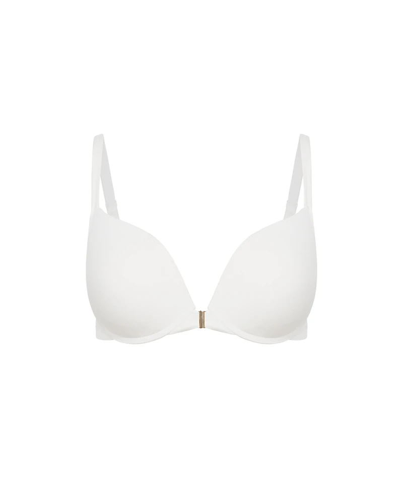 City Chic Plus Smooth & Front Close Cotton Push Up Bra