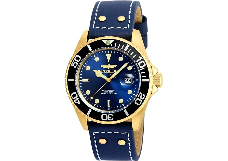Invicta Men's Pro Diver Quartz 3 Hand Blue Dial Watch