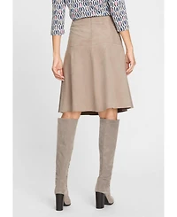 Olsen Women's Faux Suede A-Line Skirt