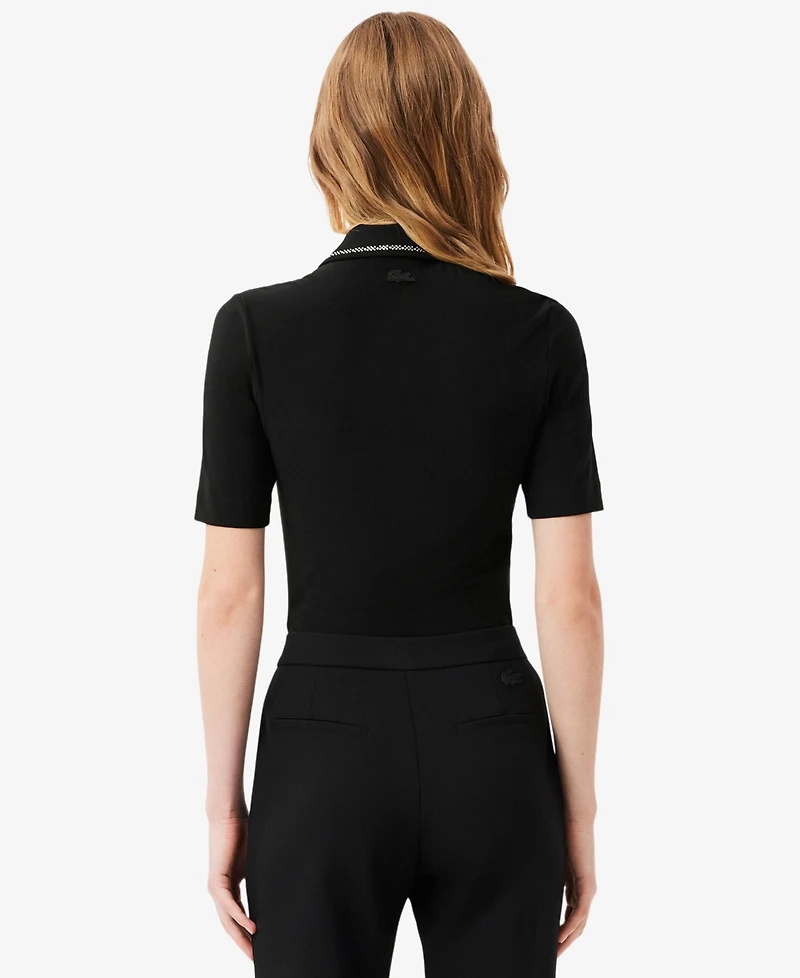 Lacoste Usa Women's Slim Fit Polo Shirt