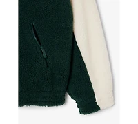 Lacoste Usa Women's Oversized Colorblock Half Zip Jacket