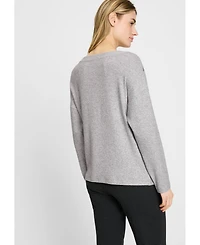 Olsen Women's Power Print Jersey Knit Top