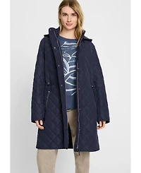 Olsen Women's Longline Quilted Coat