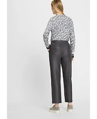 Olsen Mona Fit Straight Leg Coated Pull-On Pant