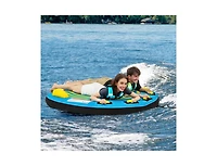 Akiudex 2-Person Towable Tube with Dual Use and U-Shaped Design