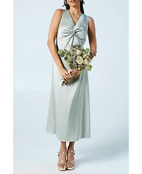 Oasis Women's Satin Bridesmaids Midi Dress
