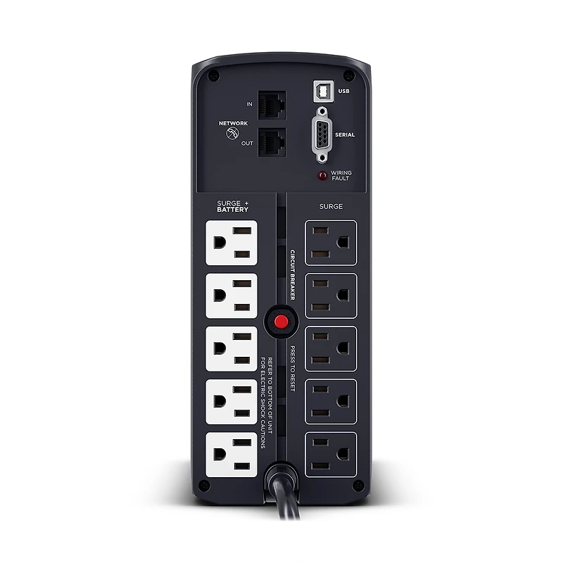 CyberPower CP1000PFCLCDTAA 1000VA/600W PFC Sinewave LCD Mini-Tower Ups System, Taa Compliant, Black