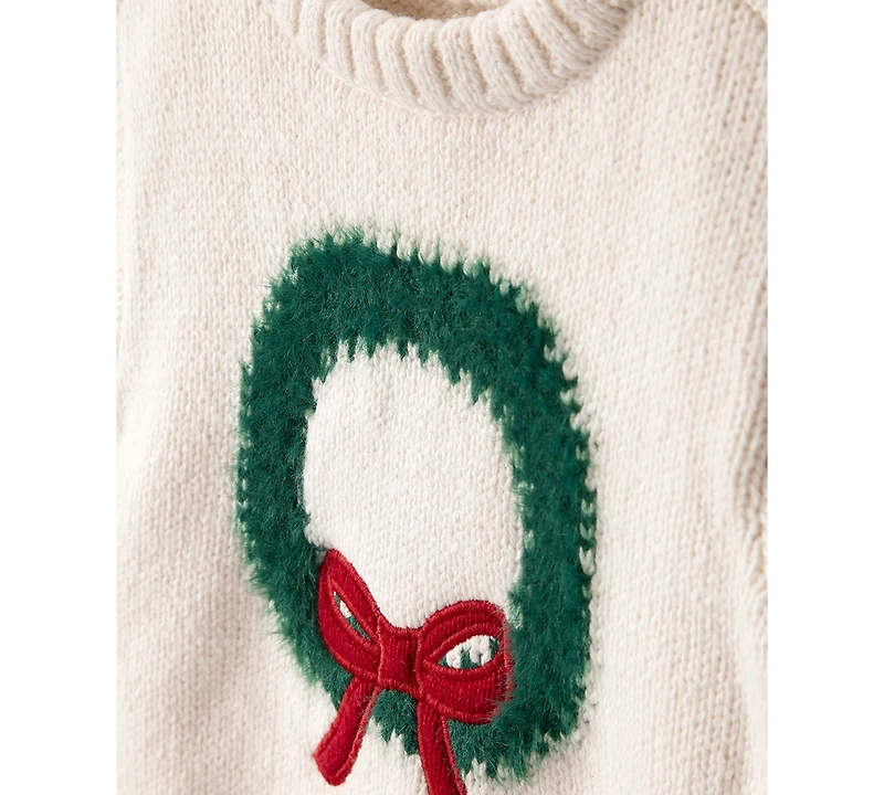Carter's Baby Girls Long Sleeve Sweater and Pants, 2-Piece Set