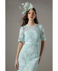 Coast Women's Lace Bow Belt Midi Dress