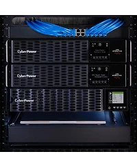 CyberPower PR3000RTXL2UACN 3000VA/3000W Smart App Sinewave Rack/Tower Ups with Built-In Cloud Monitoring