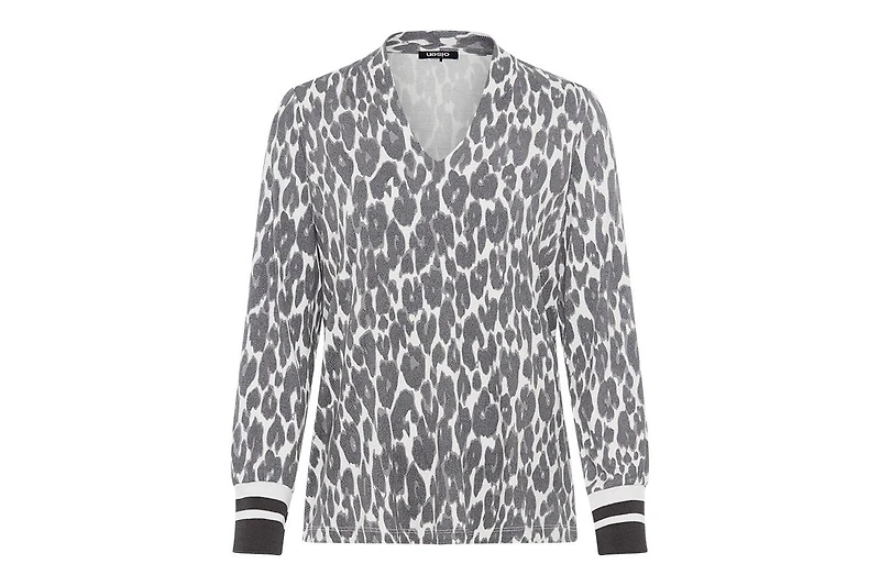 Olsen Women's Allover Leopard Print T-Shirt