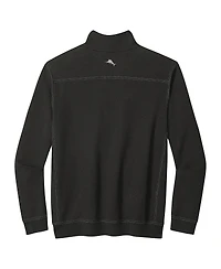 Tommy Bahama Men's Black Detroit Lions Big Tall Montego Bay Half-Zip Jacket