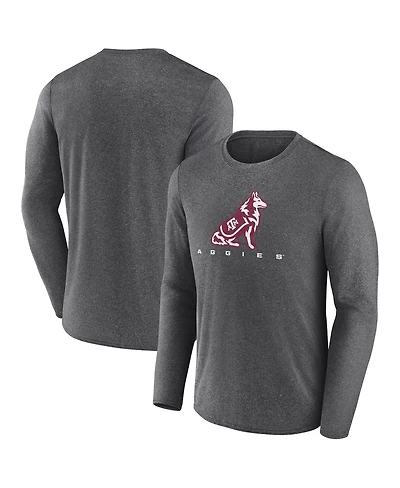 Fanatics Men's Charcoal Texas A&M Aggies Defender Long Sleeve T-Shirt