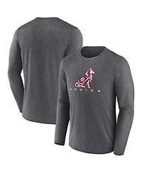 Fanatics Men's Charcoal Texas A&M Aggies Defender Long Sleeve T-Shirt