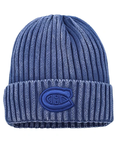 Fanatics Men's Navy Montreal Canadiens Authentic Pro Road Cuffed Knit Hat