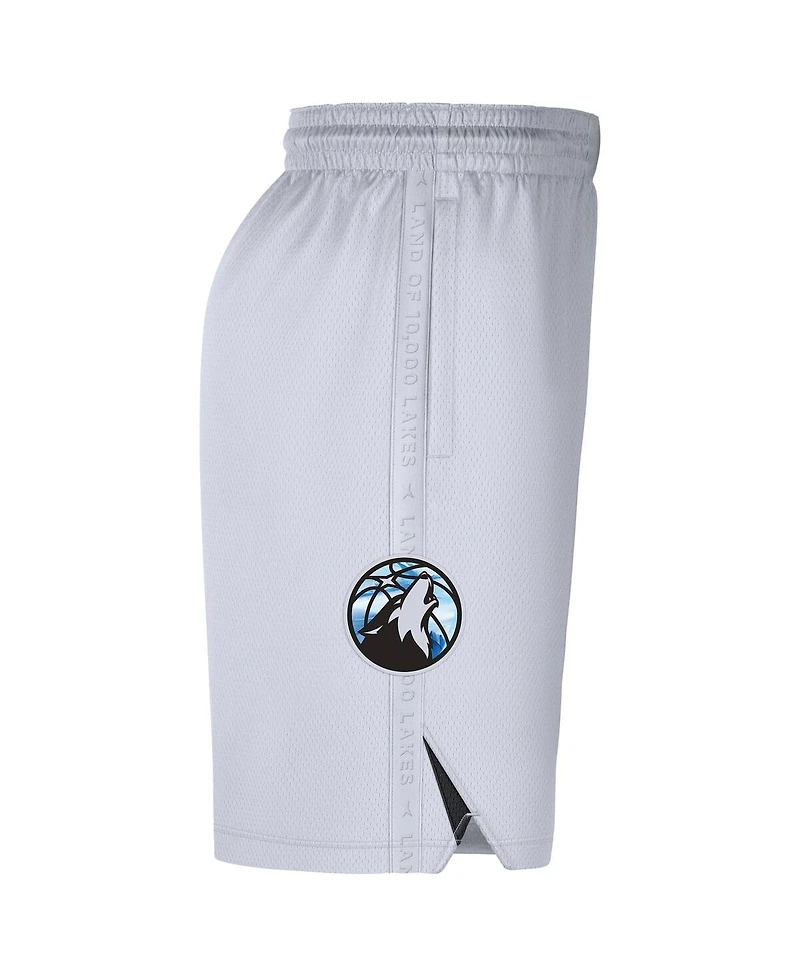 Nike Men's White Minnesota Timberwolves 2024/25 City Edition Swingman Shorts