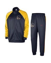 Nike Men's 2-Piece Navy Golden State Warriors 2024/25 City Edition Lightweight Full-Zip Jacket and Pants Set