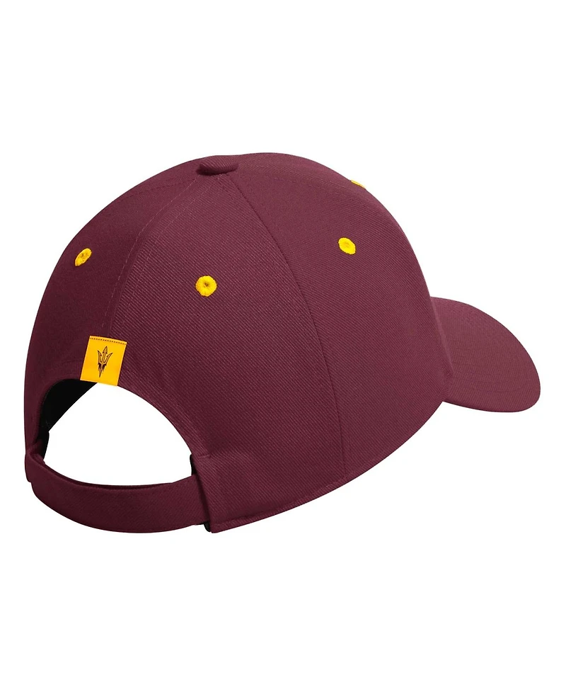 Adidas Men's Maroon Arizona State Sun Devils Seasonal Half Font Adjustable Hat