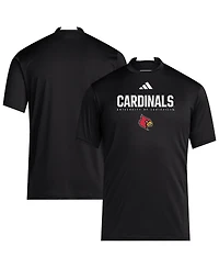 Adidas Men's Black Louisville Cardinals 2025 Training Performance Team T-Shirt