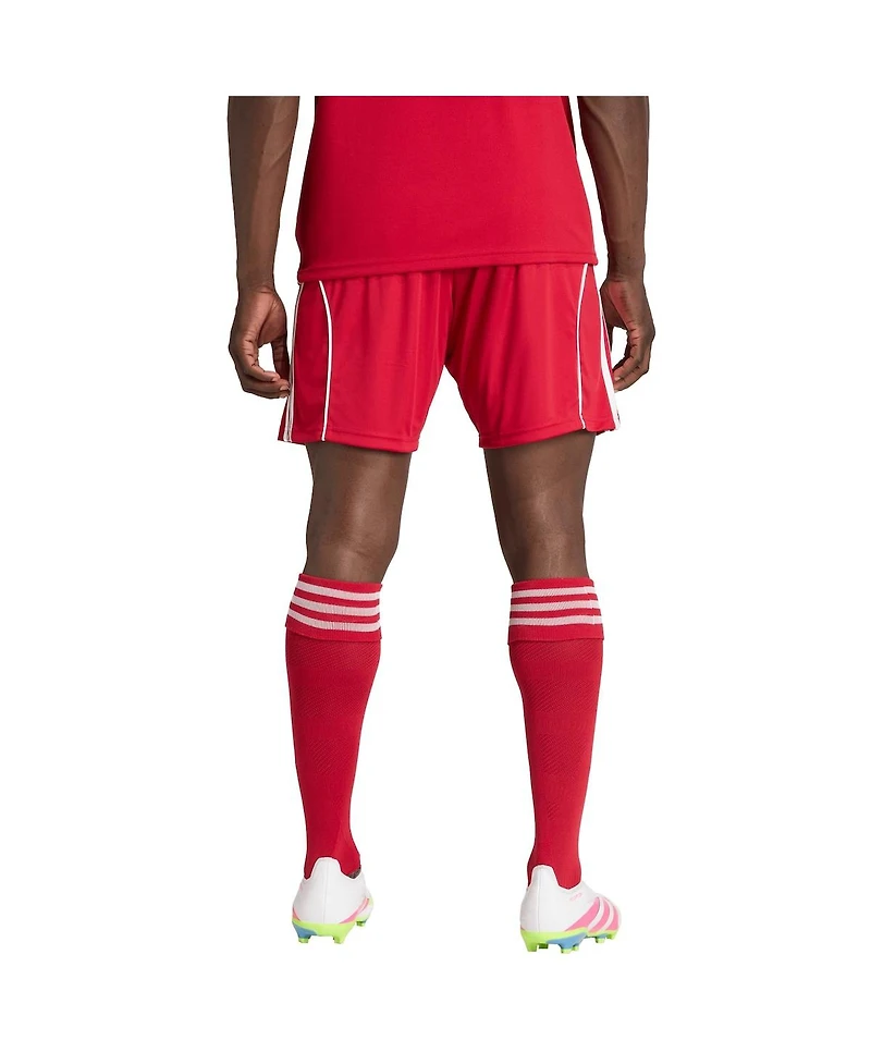 Adidas Men's Red Liverpool 2025/26 Home Aeroready Replica Shorts