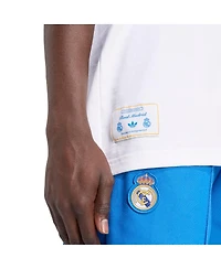 Adidas Men's White Real Madrid Terrace Icons T-Shirt
