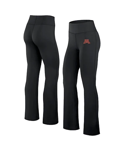 Fanatics Women's Black Minnesota Golden Gophers Training Camp Maxed Out Flare Leggings