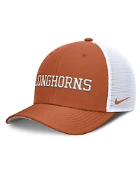Nike Men's Texas Orange Texas Longhorns 2025 Dugout Coaches Rise Performance Trucker Adjustable Hat