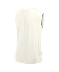 Fanatics Women's Cream New Orleans Saints Studio Embrace Tank Top