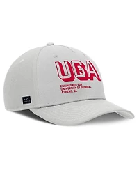 Nike Men's Gray Georgia Bulldogs 2025 Sideline Dust Pinched Rise Adjustable Hat