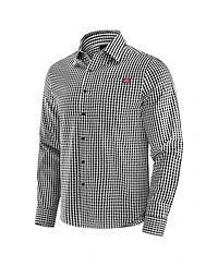 J. Palmer Men's Black Ohio State Buckeyes Dual Threat Long Sleeve Button-Up Shirt