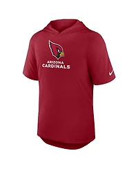 Nike Men's Cardinal Arizona Cardinals Lockup Tri-Blend Hoodie T-Shirt