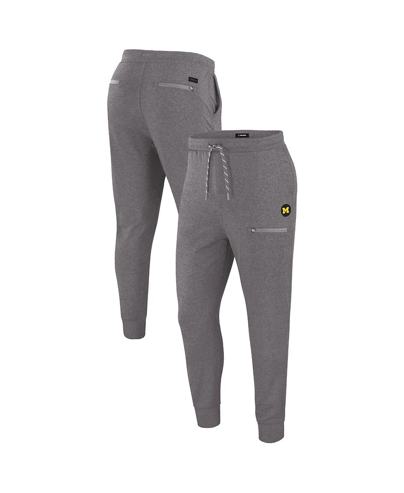 J. Palmer Men's Graphite Michigan Wolverines Home Game Joggers Pants