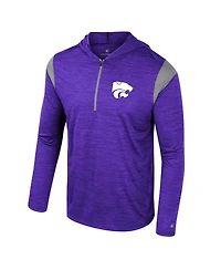 Colosseum Men's Purple Kansas State Wildcats Dozer Half-Zip Windshirt
