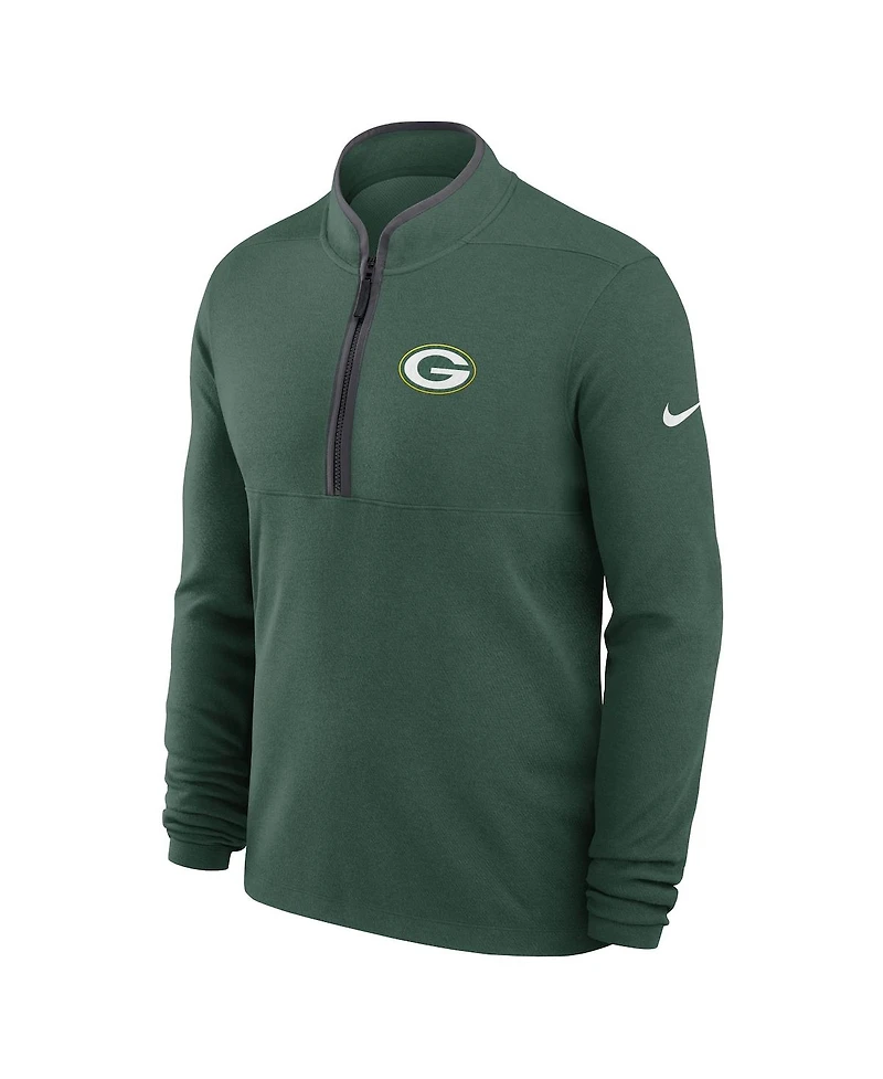 Nike Men's Green Bay Packers Lightweight Victory Performance Half-Zip Pullover