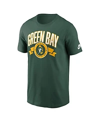 Nike Men's Green Bay Packers Rewind Front and Back Hit Essential T-Shirt