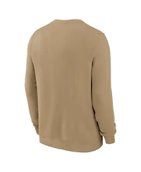 Nike Men's Tan Seattle Seahawks Swing Pass Rewind Club Pullover Sweatshirt