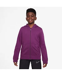 Nike Big Boys and Girls Purple Barcelona 2025/26 Club Full-Zip Hooded Jacket