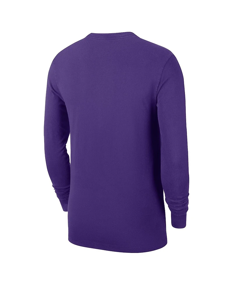 Nike Men's Purple Los Angeles Lakers Authentic Long Sleeve Practice T-Shirt