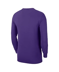 Nike Men's Purple Los Angeles Lakers Authentic Long Sleeve Practice T-Shirt