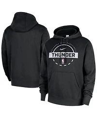 Nike Men's Black Oklahoma City Thunder 2025/26 Authentic Practice Club Pullover Hoodie